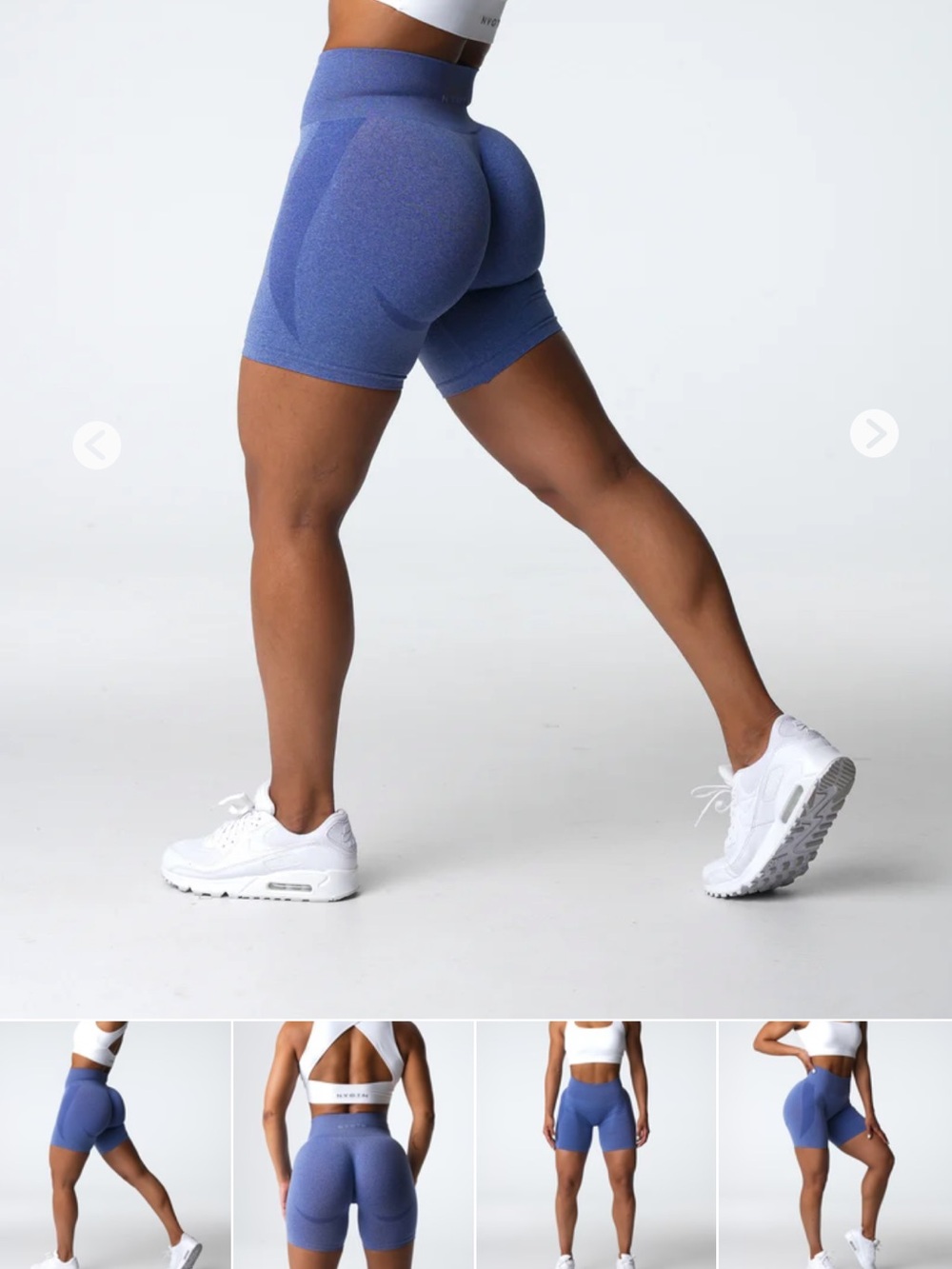 NVGTN Women's High-Rise Royale Bike Shorts